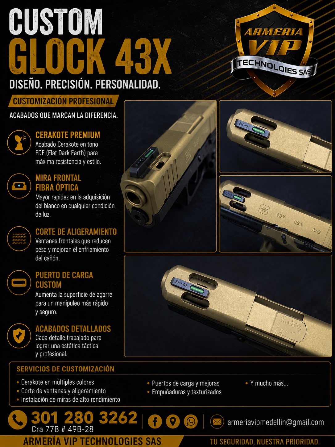 Custom Glock 43X